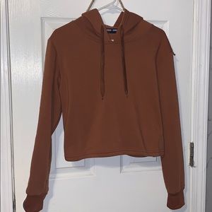 cropped hoodie